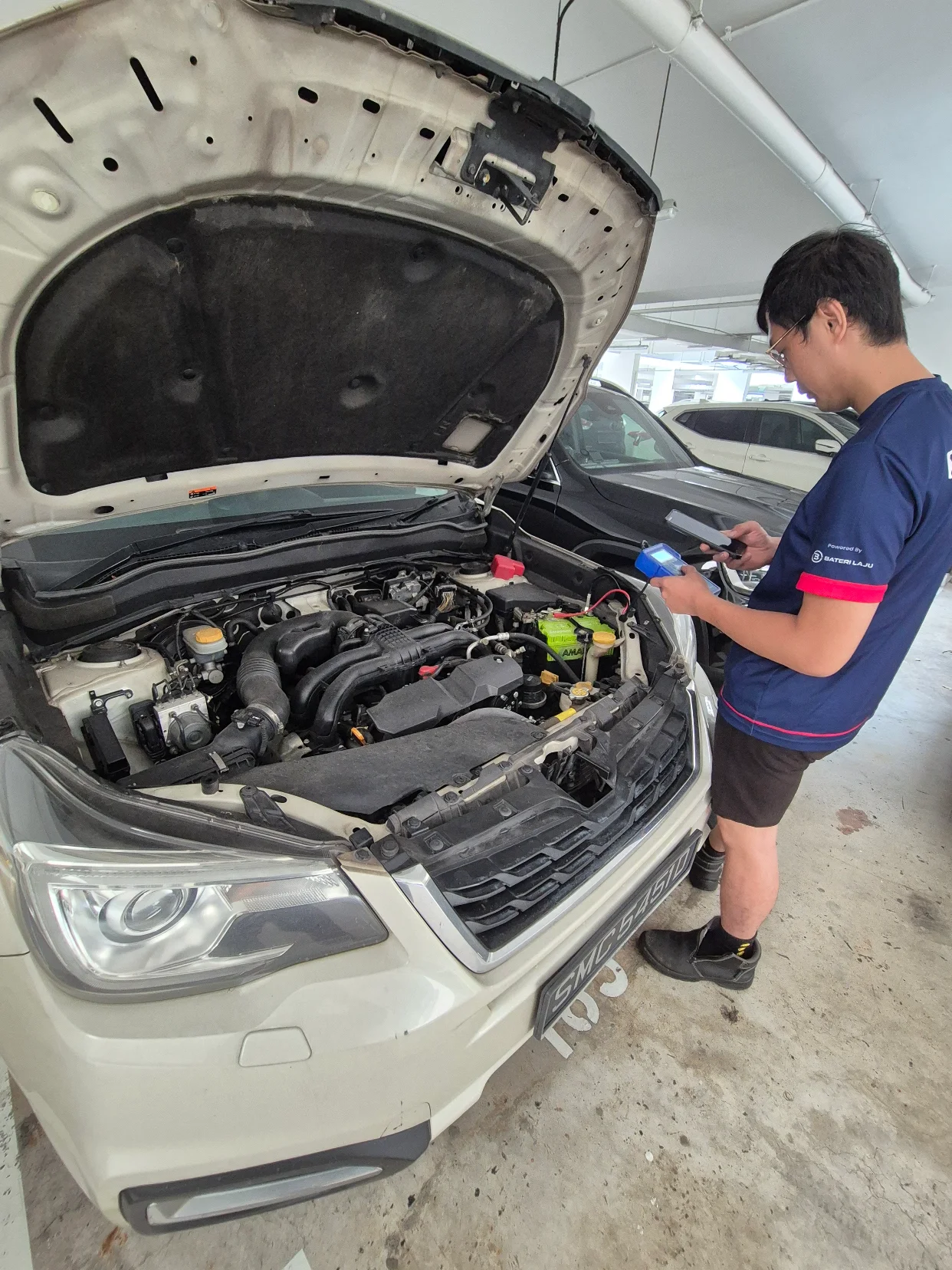 On-site car battery replacement in Singapore